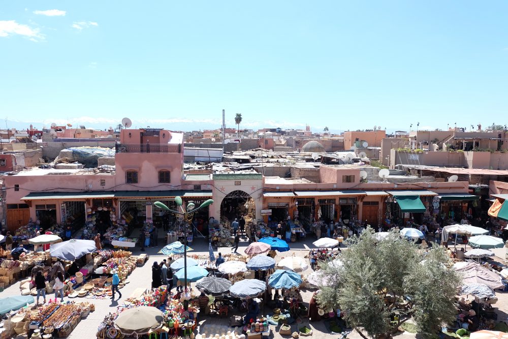 Lunchen in Marrakech